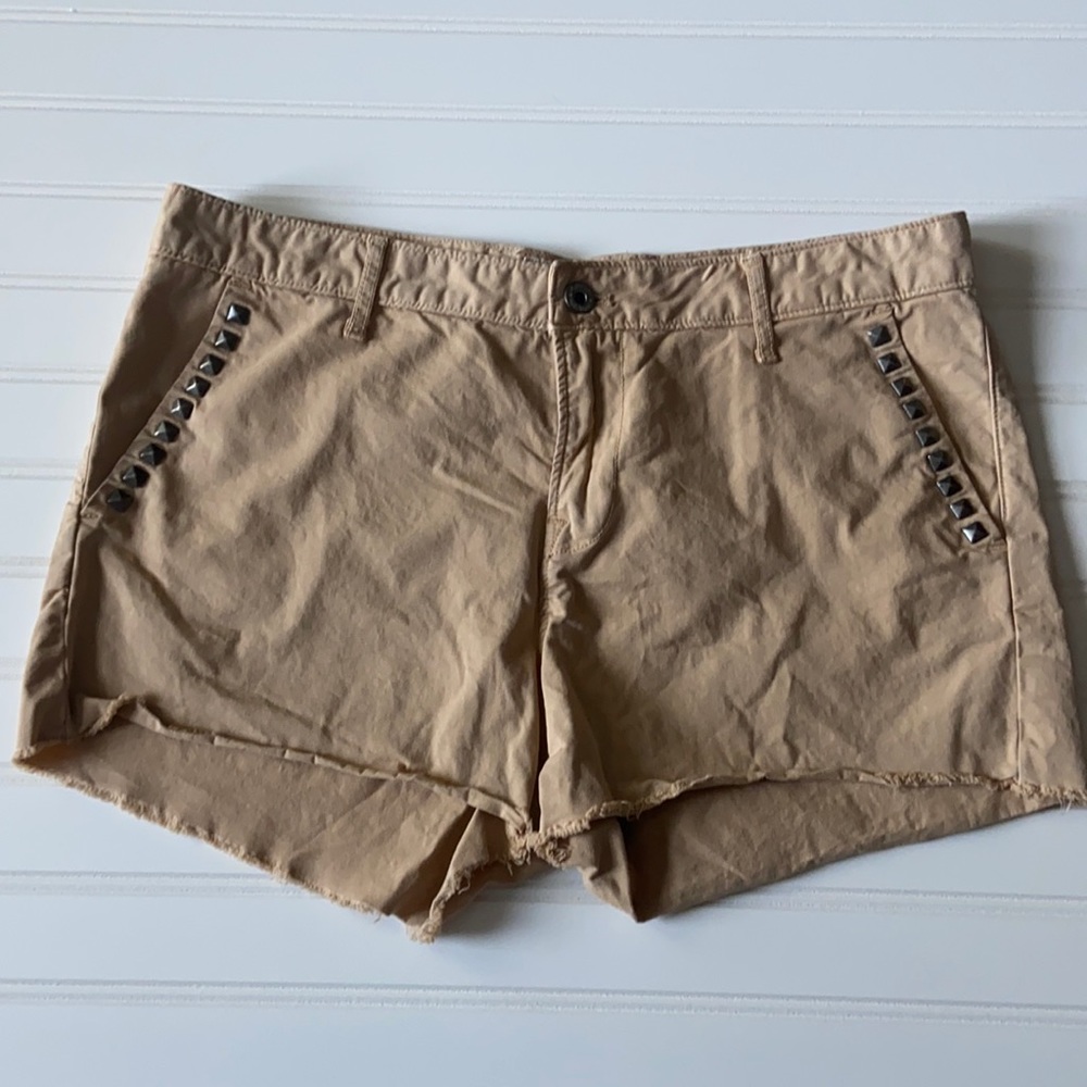 Lucky Brand Sienna Studded Chino Shorts Size 8